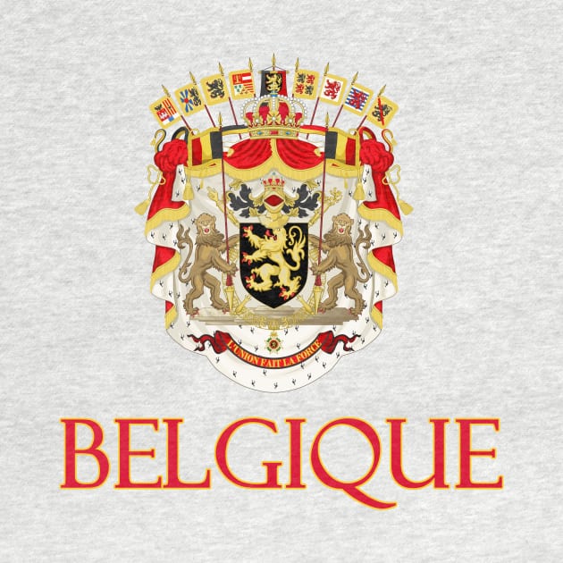 Belgique (Belgium) - Belgian Coat of Arms Design by Naves